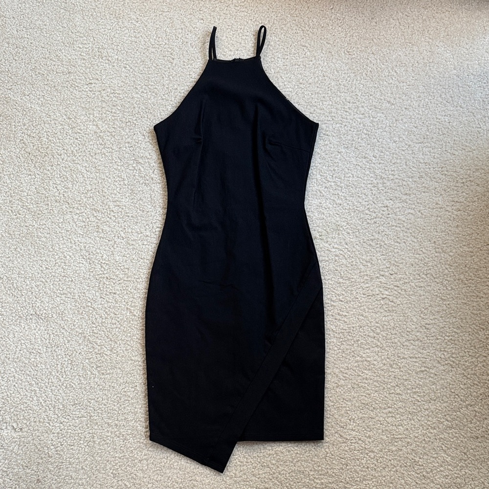 NWT Classic little black dress with apron neck